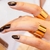 Anel liso largo ajustável banhado em ouro 18k moda aliança - loja online