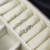 Trio de Aço cirurgico antialérgico Brincos de zircônia 5mm 4mm e 3mm Não escurece inox