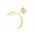 Piercing de nariz prata 925 banhado a ouro 18k ponto de luz - loja online