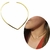 Chocker Gargantilha em V banhada a ouro 18k Exclusiva luxo