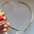 Chocker Gargantilha em V banhada a ouro 18k Exclusiva luxo - Morganitte Joias