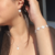 Conjunto Prata Trevo Madrepérola Modelo Virginia Banhado - comprar online