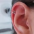 Piercing joia Prata 925 orelha helix tragus reto zircônia na internet