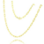 Corrente Cartier 70cm banhada a ouro 18k