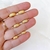 Imagem do Trio Argola bolinhas banhada ouro 18k delicada feminina moda
