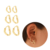 Trio Argola clicker coração lisa banhada ouro 18k delicada