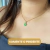 Pingente Trevo Ouro 18k Verde Modelo Virginia Banhado Moda - Morganitte Joias