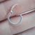Piercing conch click prata original 925 cravejado 12mm moda - loja online