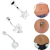 PIERCING UMBIGO CORAÇÃO ESTRELA PEDRA AÇO CIRURGICO ZIRCONIA
