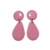 Kit 12 Pares Brinco Resina Grande Colorido Gota Atacado Moda - Morganitte Joias