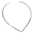 Imagem do Colar Gargantilha Chocker V Aço Cromo Não Escurece Artesanal