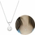 Colar chocker com ponto de luz 6mm prata 925 legítima pura 40cm