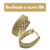 Argola Ouro 18k Gota Grande Banhado Antialérgico Garantia - Dourado na internet