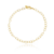 Pulseira elo coração banhada em ouro 18k - comprar online