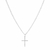 Corrente Prata 925 Cordão 60cm Masculina Pingente Crucifixo - loja online