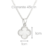 Conjunto Prata Trevo Madrepérola Modelo Virginia Banhado - comprar online