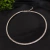Choker Riviera Rígida Banhada Prata colar Brilhos Elegante - loja online