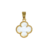 Pingente Trevo Ouro 18k Madrepérola Modelo Virginia Banhado - comprar online