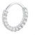 Piercing septo daith prata legítima 925 cravejado moda - Morganitte Joias
