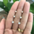 Trio de Brincos de zircônia 5mm, 4mm e 3mm redondo banhado em ouro 18k na internet