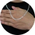 Corrente Masculina 3x1 3mm 60cm Prata 925 Legítima - comprar online