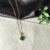 Corrente Trevo Ouro 18k Verde Modelo Virginia Banhado Moda - loja online