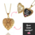 Colar Relicário PERSONALIZADO CASA COMIGO Banhado a ouro 18k
