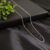 Corrente Veneziana Banhada a Prata 60cm Elegância Qualidade - Morganitte Joias