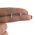 Imagem do Piercing joia Prata 925 orelha helix tragus reto zircônia