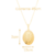 Colar com 2 Fotos Relicário oval arabesco ouro 18k banhado na internet