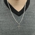 Corrente Prata 925 Cordão 60cm Masculina Pingente Crucifixo - Morganitte Joias