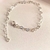 Pulseira Feminina prata 925 Coração 18cm Banhada Delicada - Morganitte Joias