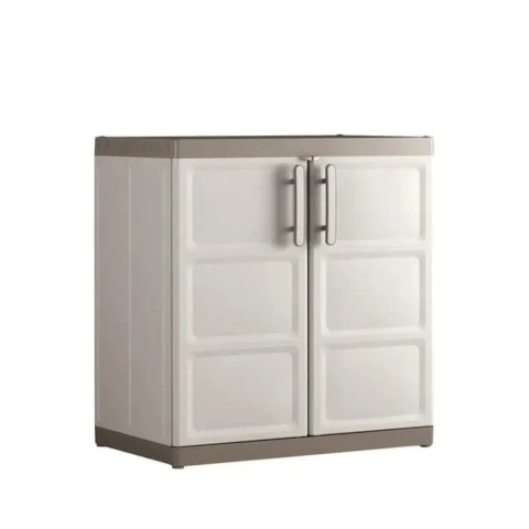 Armário Excellence Baixo Extra Largo Keter com portas duplas e design moderno.