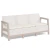 Poltrona de 3 Lugares Scandi Linea Soft Bege Keter
