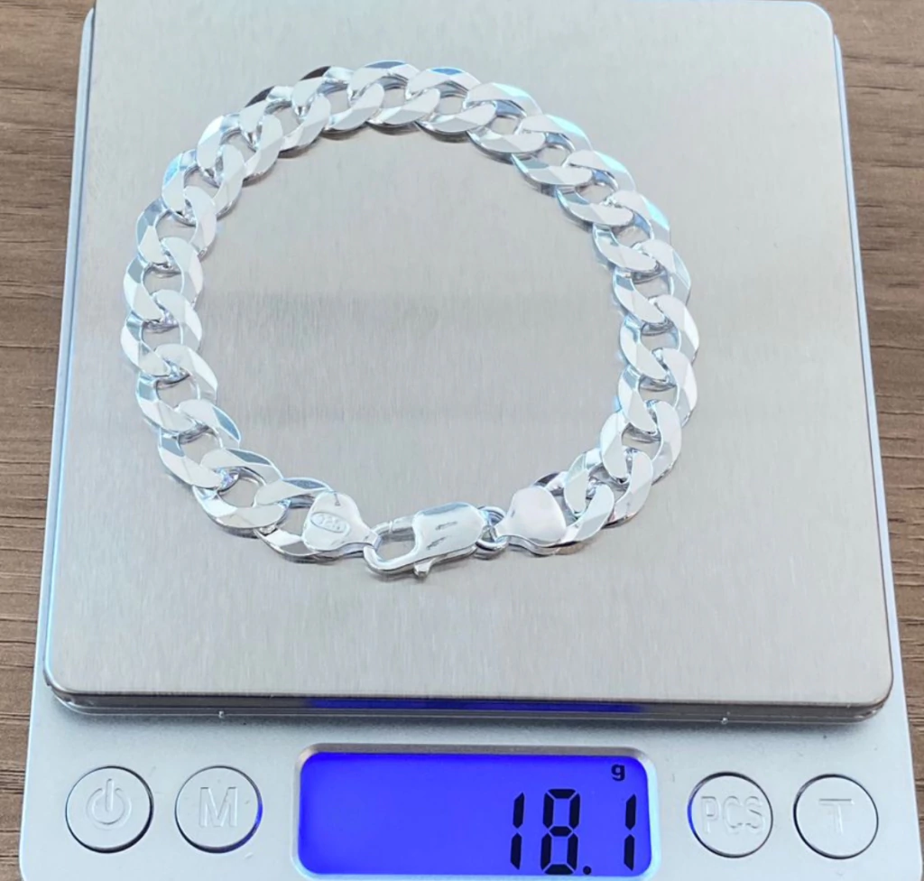 Pulseira Grumet 10mm Prata 925 (18,1g)