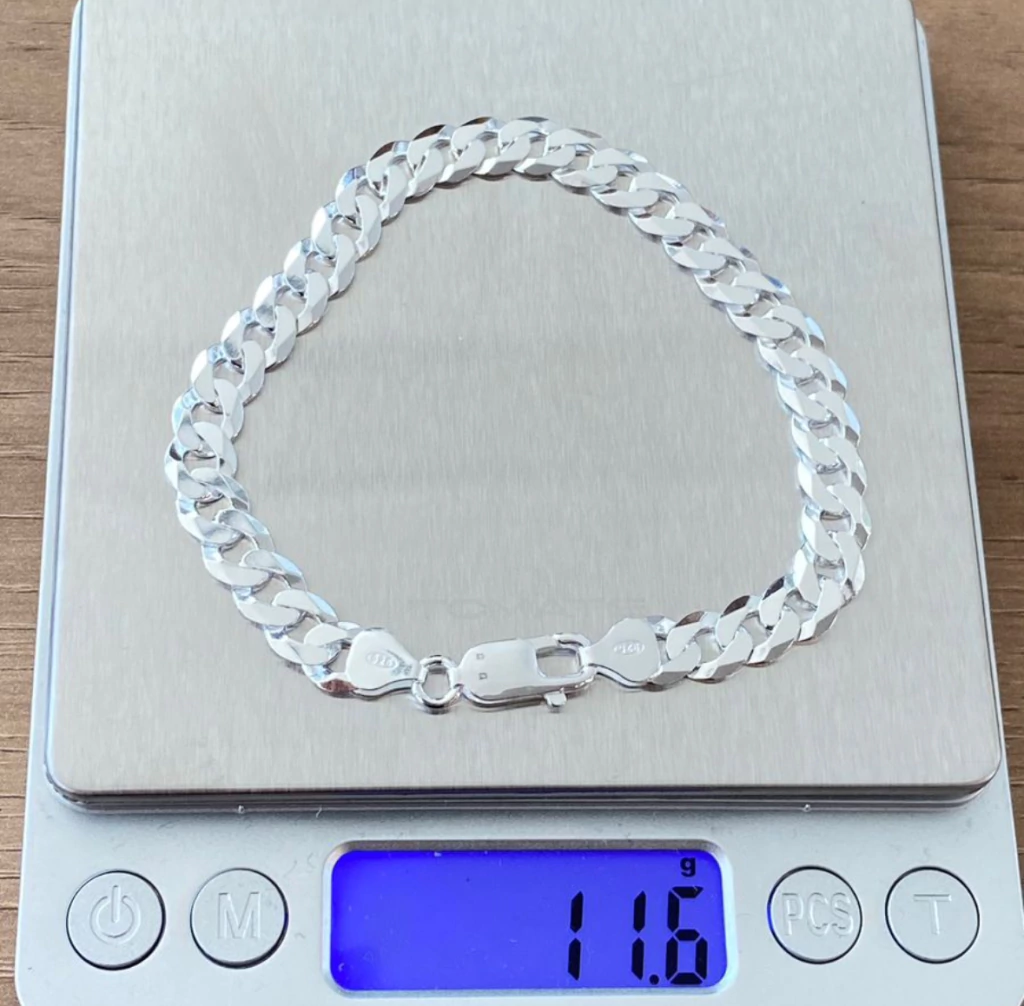 Pulseira Grumet 8mm Prata 925 (11,6g)