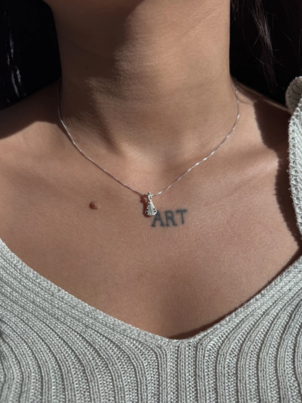 Colar Nossa Senhora Prata 925