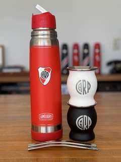 Combo 5: Termo acero Inoxidable River Plate + Mate Carp + Bombilla en internet