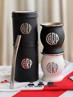 Combo 1 - Mate de acero Carp + Bombilla + Set de Latas