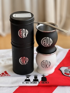 Combo 1 - Mate de acero Carp + Bombilla + Set de Latas - tienda online