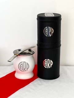 Combo 1 - Mate de acero Carp + Bombilla + Set de Latas