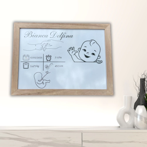 CUADRITO BEBÉ/ CUADRITO PUERTA CLINICA