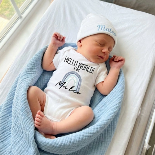 BODY HELLO WORLD PERSONALIZADO CELESTE