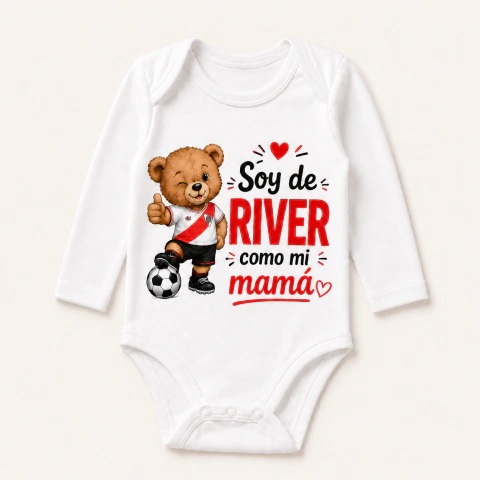 BODY SOY DE RIVER COMO MAMÁ