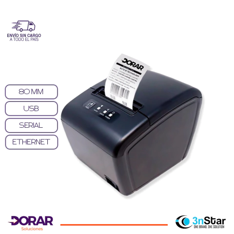 Impresora térmica 3nstar 80mm USB+RED+SERIAL