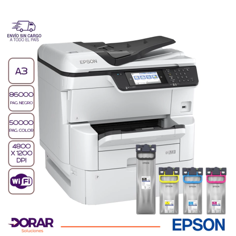 Impresora A3 Epson multifunción WF-C878R