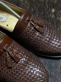 40 - Tassel Loafer Vingage Texturizado - Andino Vintage & Upcycle