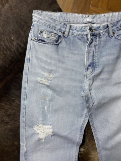 Calça Jeans Reta Puida - 44 na internet