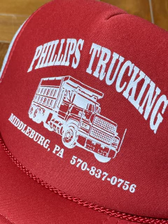 Boné Trucker 'Phillips Trucking' 90’s na internet