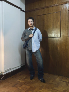 Camisa Jeans & Listras Upcycling - GG na internet